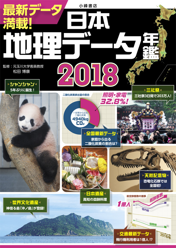 『日本地理データ年鑑２０１８』<br>データダウンロードサービス開始！