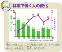 林業で働く人の変化