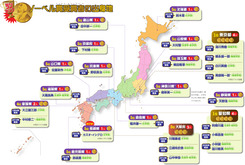 ノーベル賞受賞者の出身地