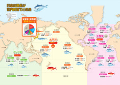 日本の漁船が世界の海でとる魚