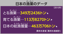 日本の漁業のデータ