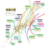 台風の経路