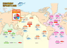 日本の漁船が世界の海でとる魚