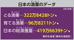 日本の漁業のデータ