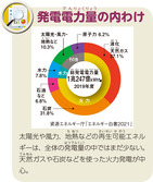 発電電力量の内わけ