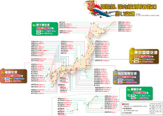 国際線、国内線利用者数の多い空港